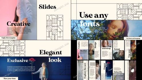 現(xiàn)代干凈設(shè)計 創(chuàng)意圖文時尚海報的AE模板與展覽展示服務(wù)